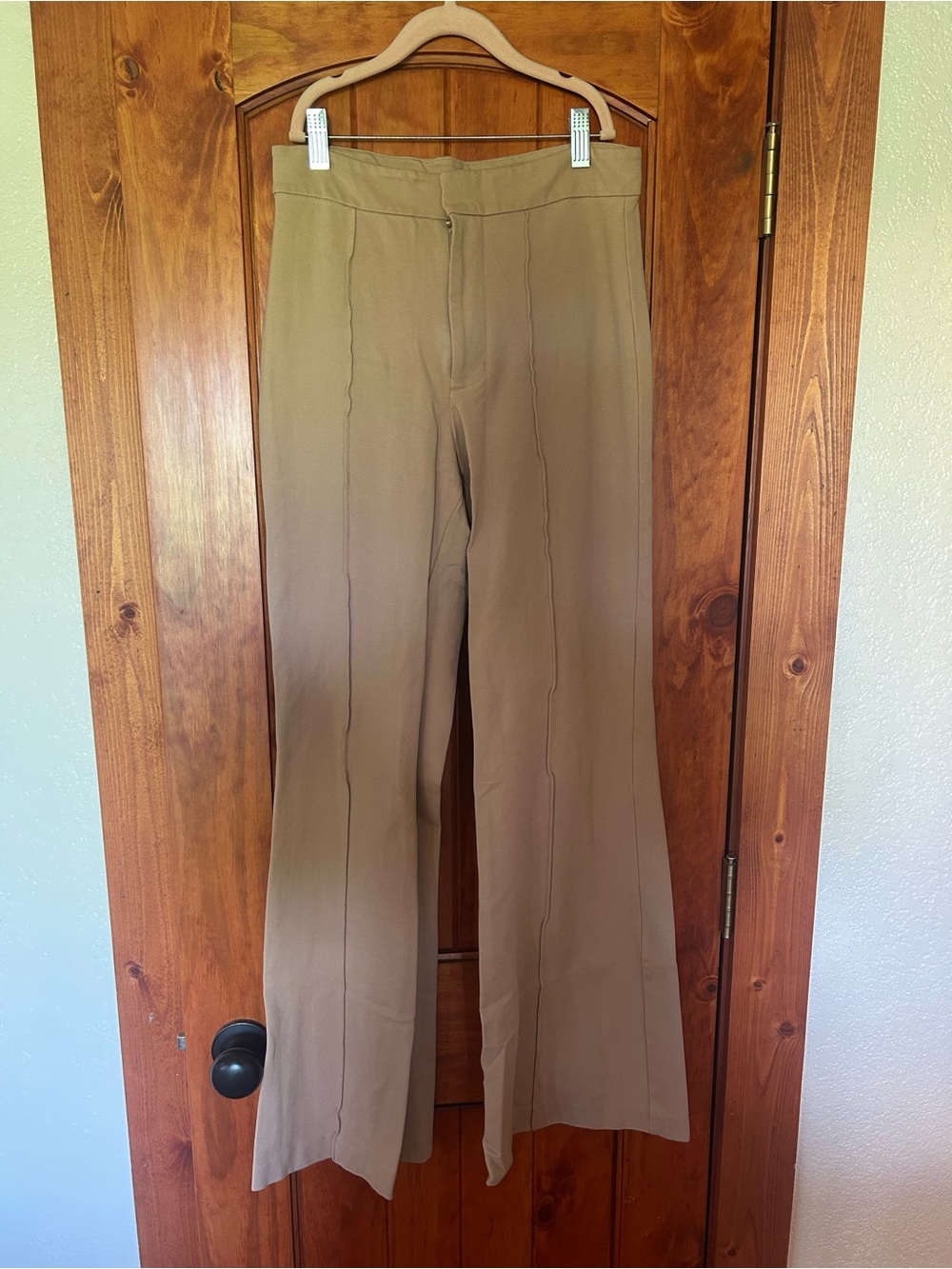 a new day Women's Wide-Leg Trousers in Tan
